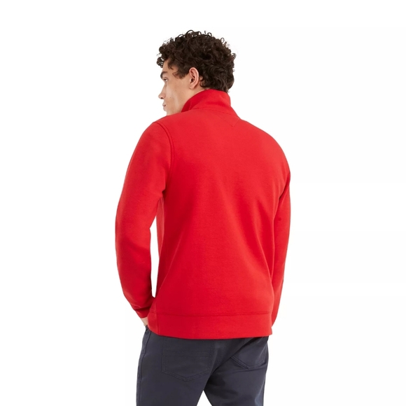 Tommy Hilfiger Red Quarter-Zip Sweater - Picture 3 of 13
